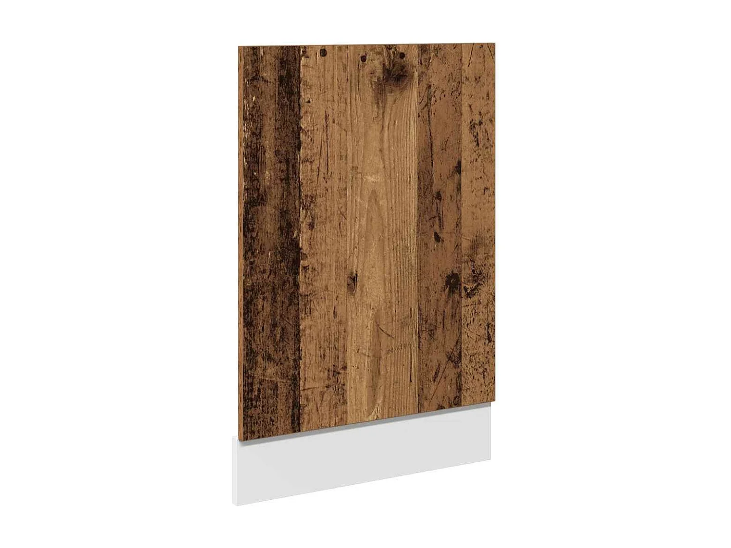 Panneau de lave-vaisselle vieux bois 45x3x67 cm