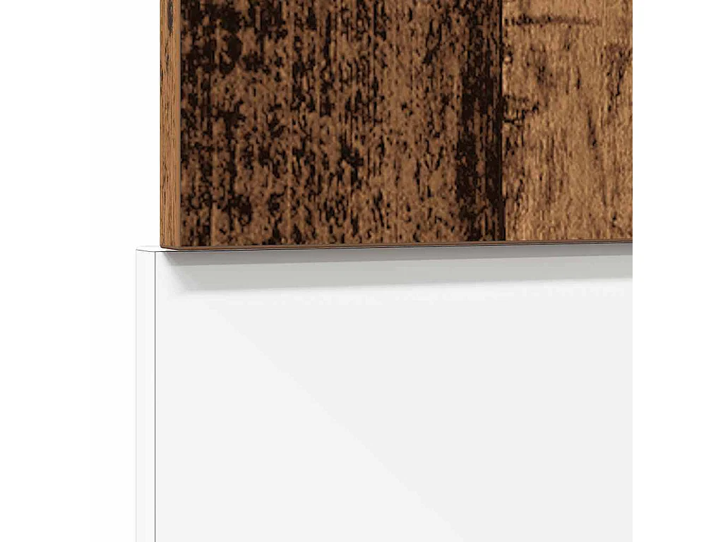 Panneau de lave-vaisselle vieux bois 45x3x67 cm