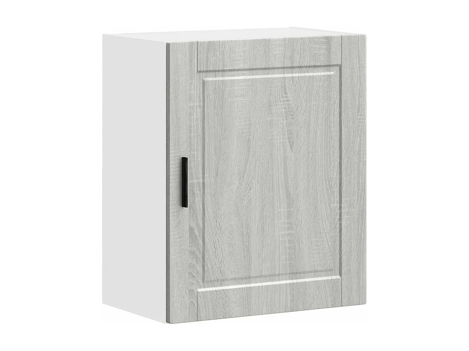 Gabinete de pared para cocina de madera de ingeniería gris Sonoma