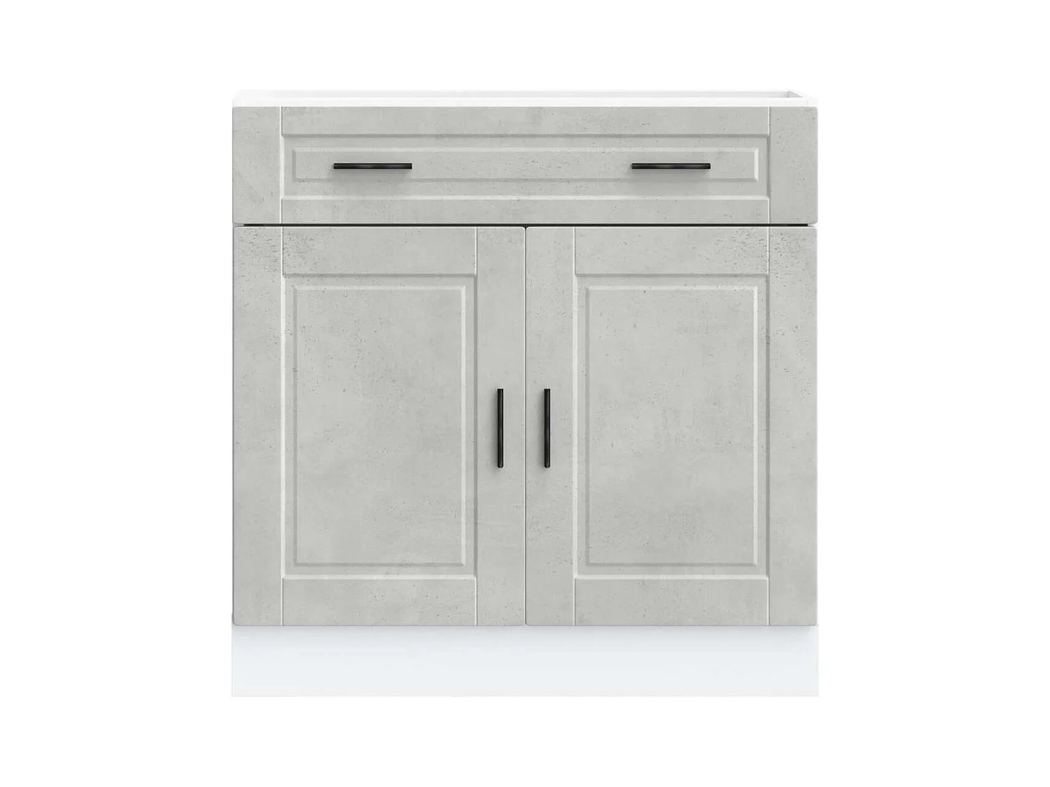 Mobile da cucina in legno ingegnerizzato grigio cemento Porto