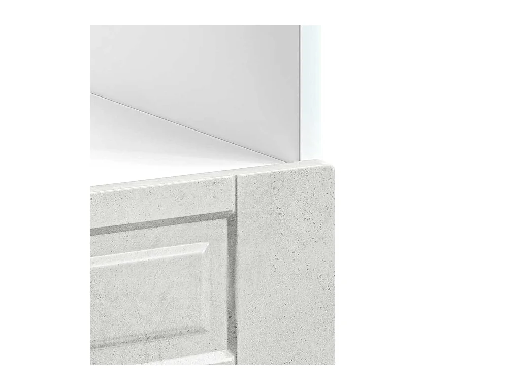 Mobile forno in legno ingegnerizzato grigio cemento Porto