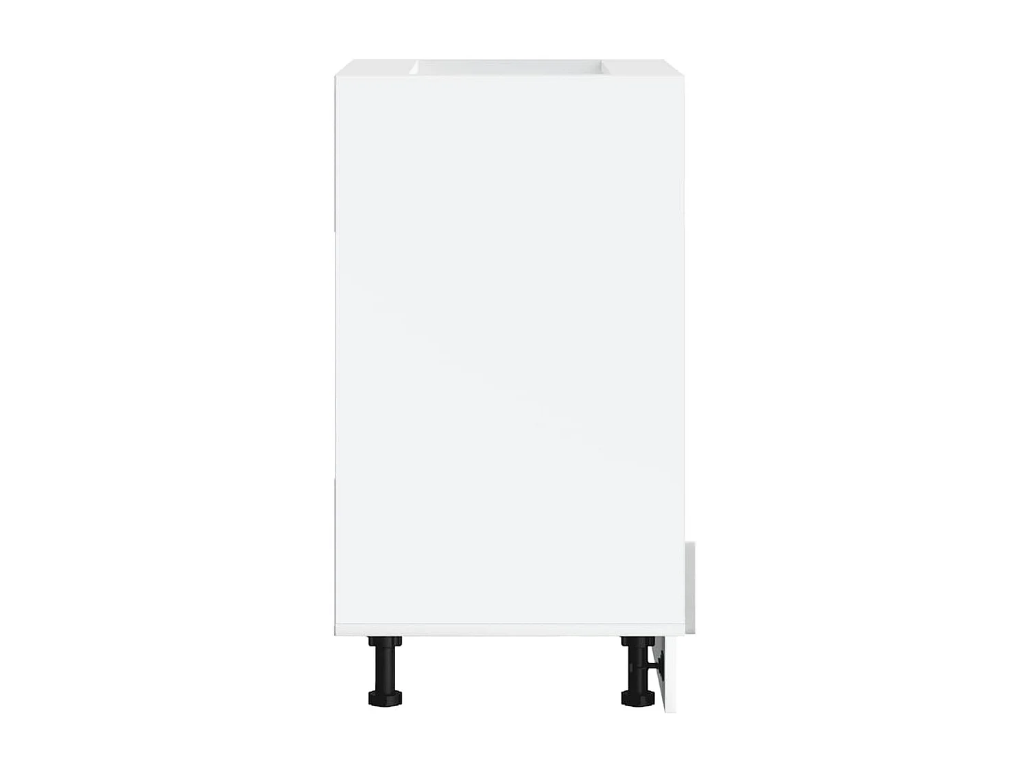 Armoire à four gris béton bois d'ingénierie