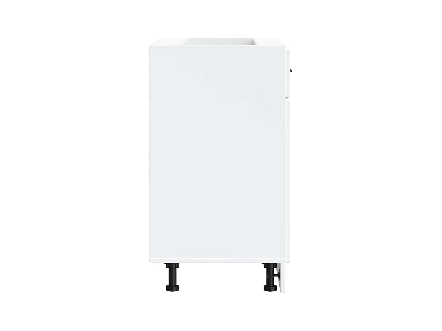 Armoire de cuisine blanc bois d'ingénierie