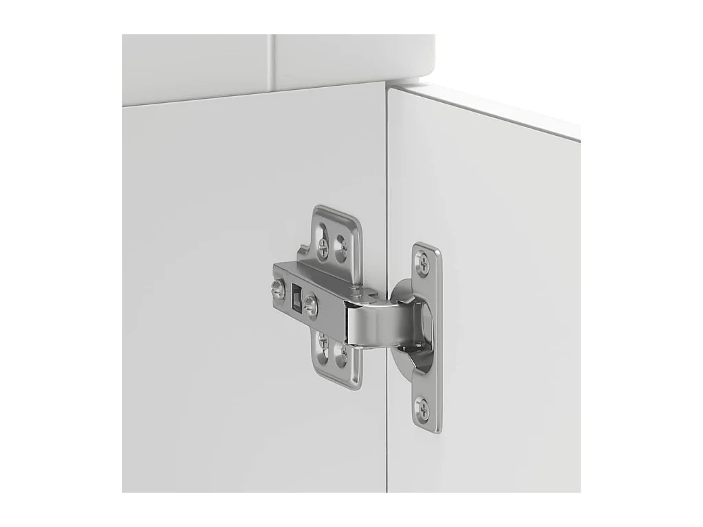 Armoire de cuisine blanc bois d'ingénierie