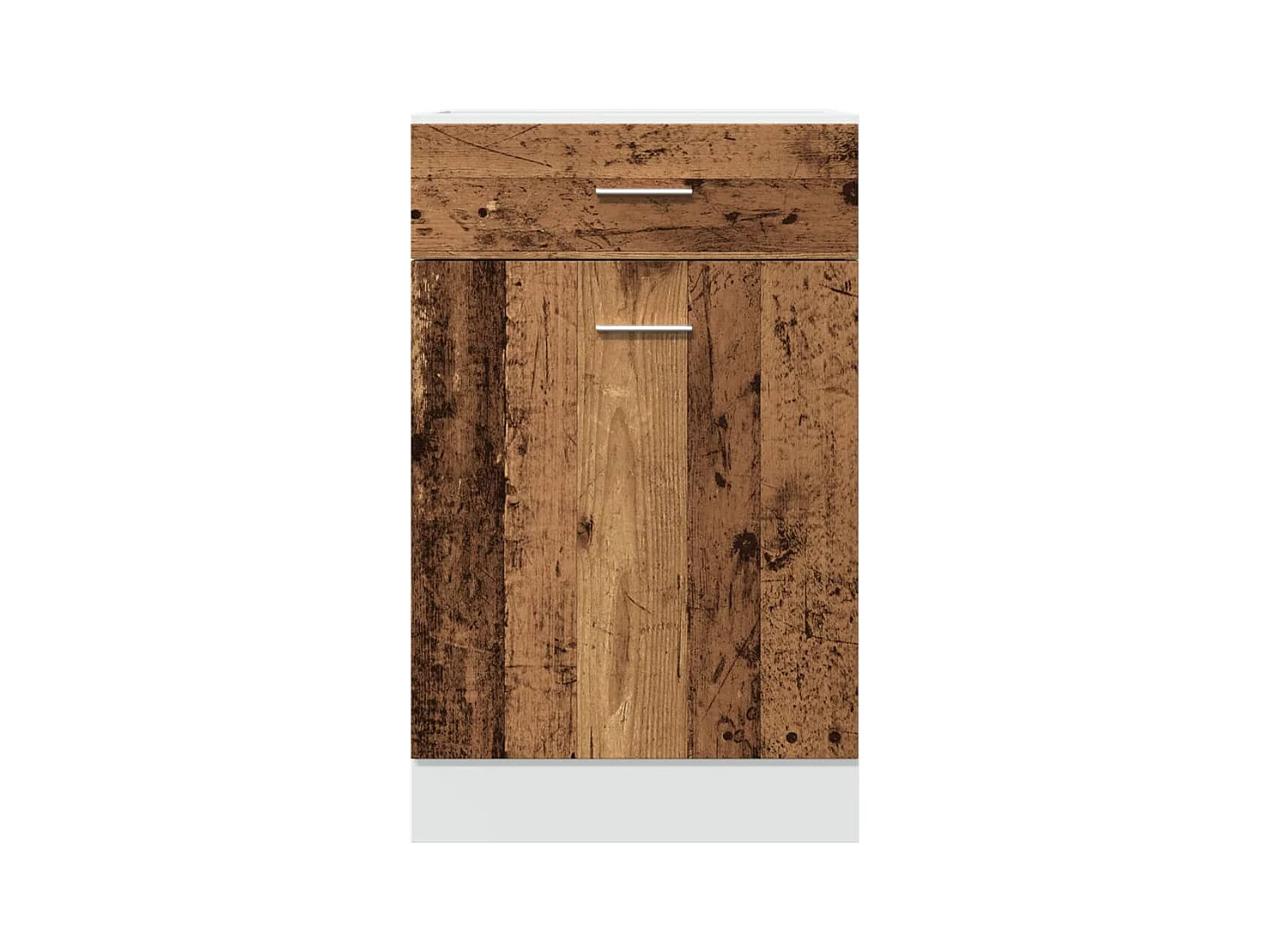 Armoire de plancher à tiroir vieux bois 50x46x81,5 cm