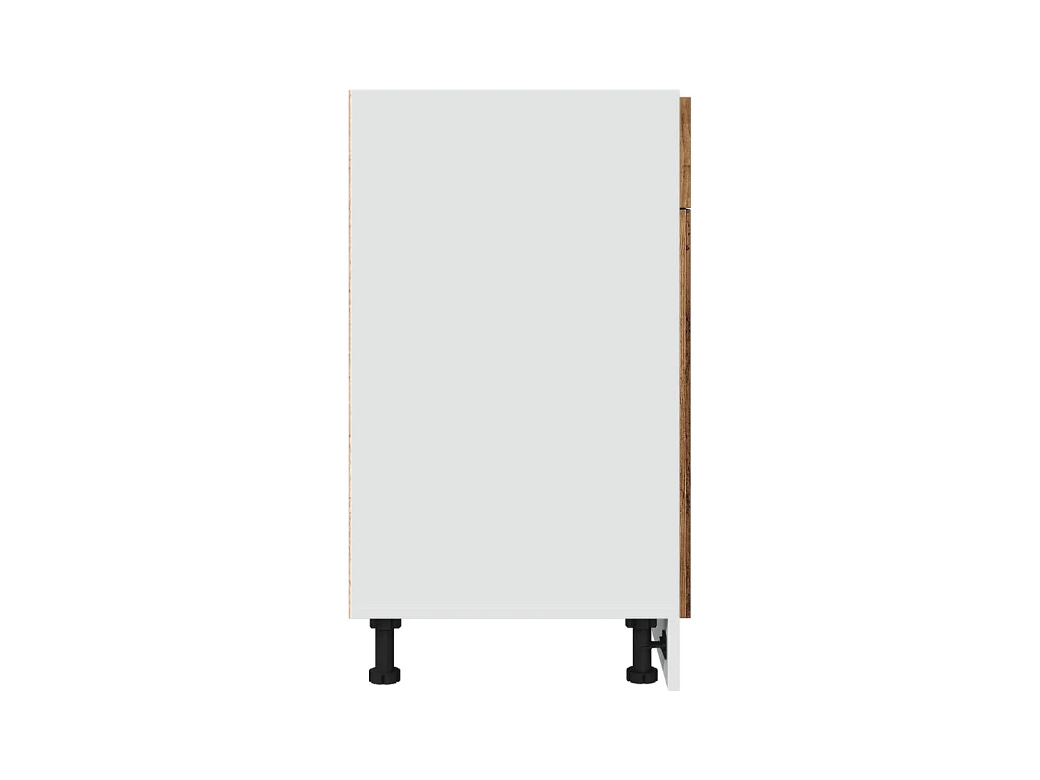 Armoire de plancher à tiroir vieux bois 50x46x81,5 cm