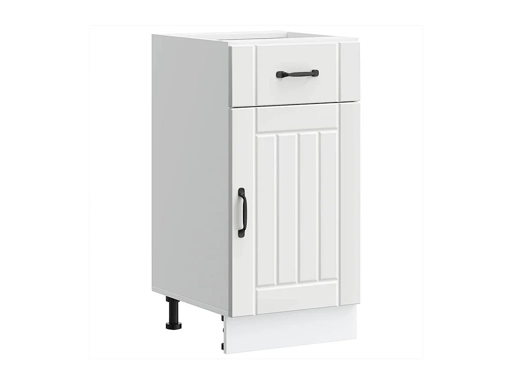 Mobile da cucina in legno ingegnerizzato bianco Lucca