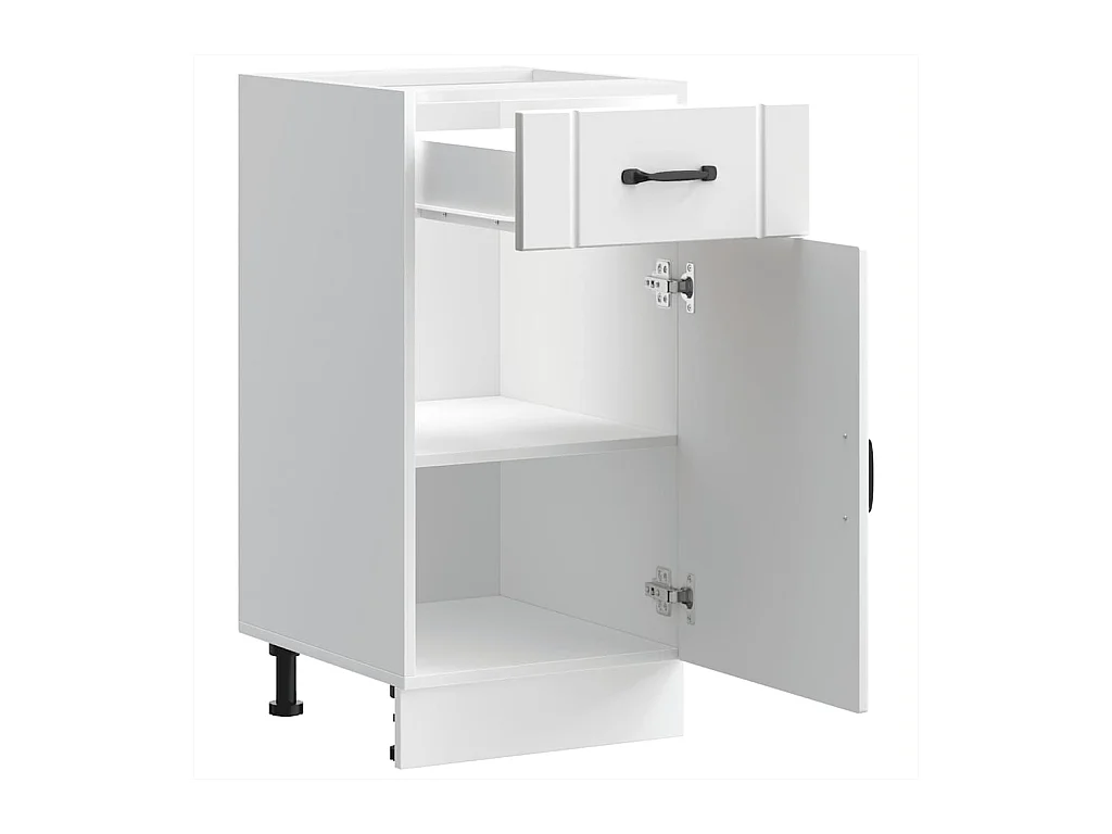 Mobile da cucina in legno ingegnerizzato bianco Lucca