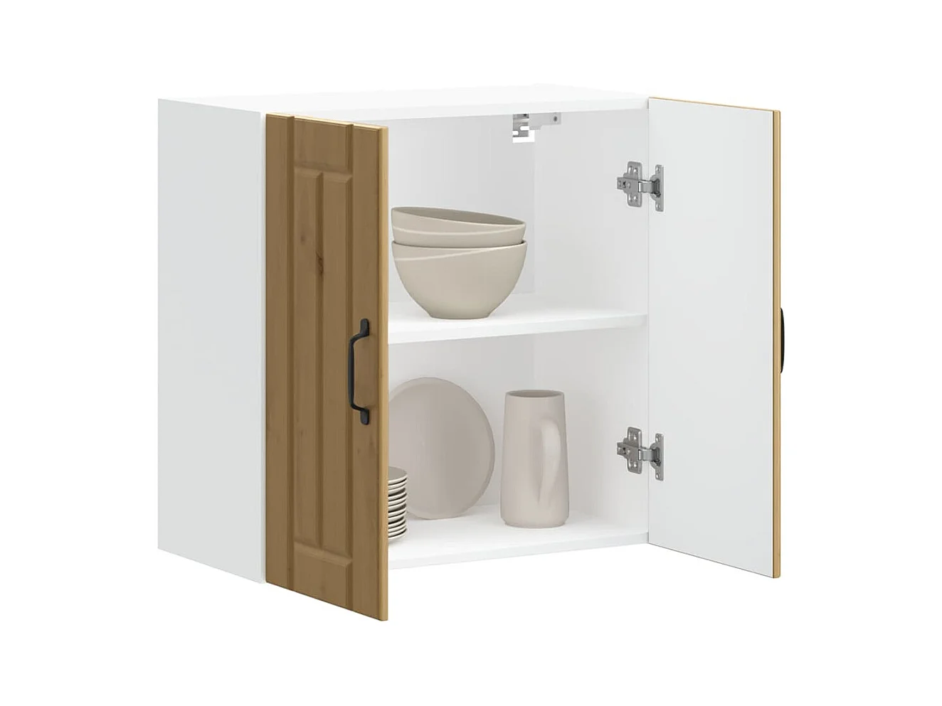 Armoire murale de cuisine chêne artisanal bois ingénierie