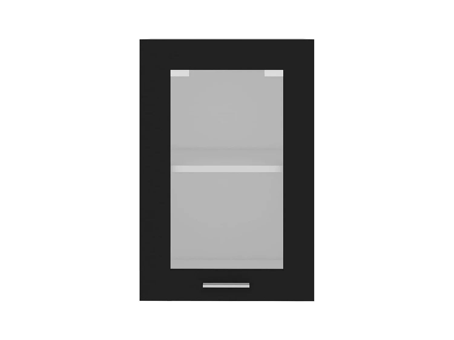 Zwarte hangkast 40x31x60 cm