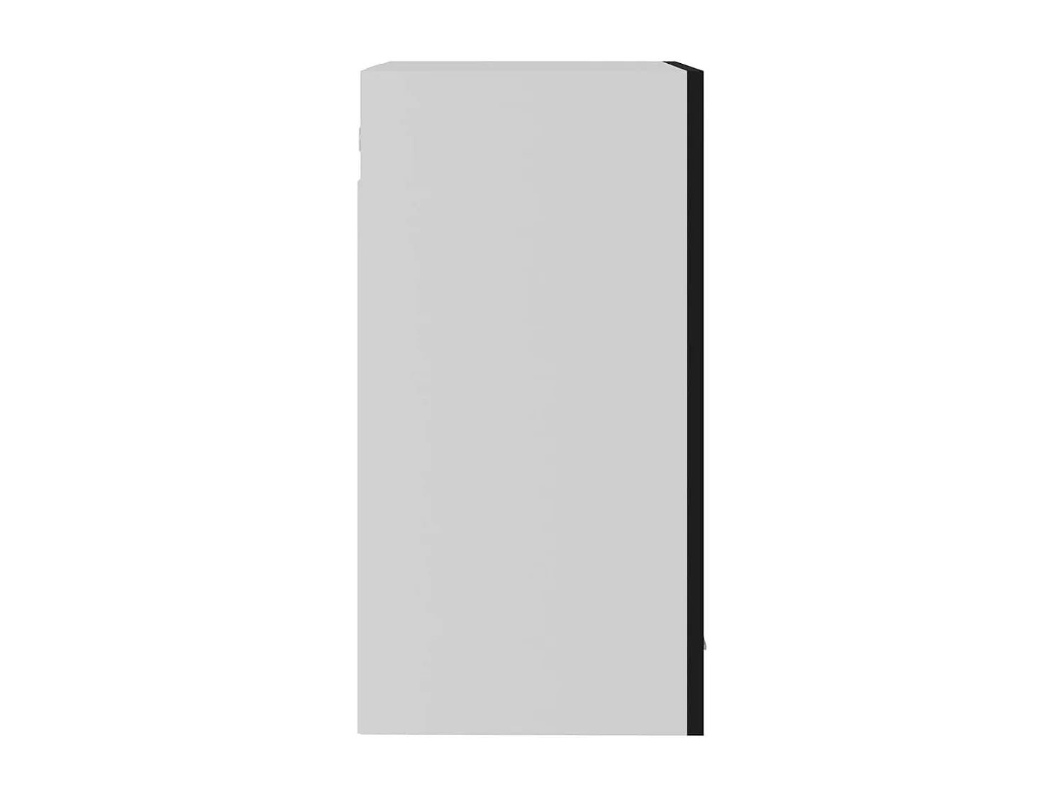 Vitrina colgante negra de 40 x 31 x 60 cm