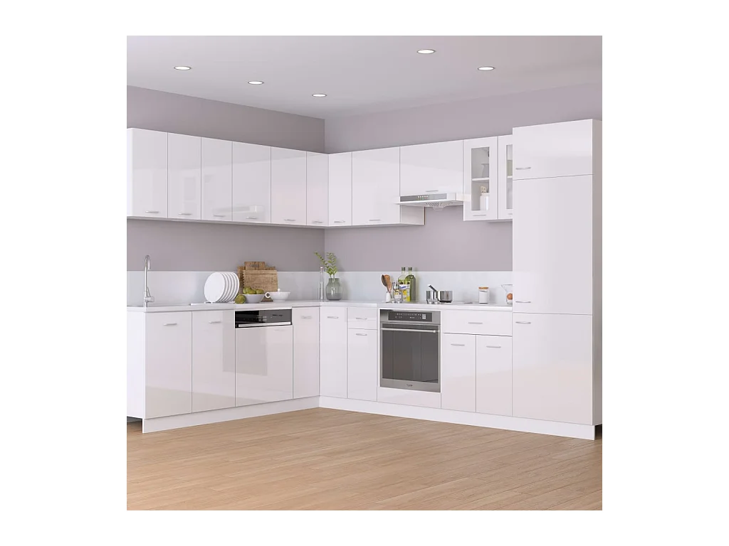 wastafelkast glanzend wit