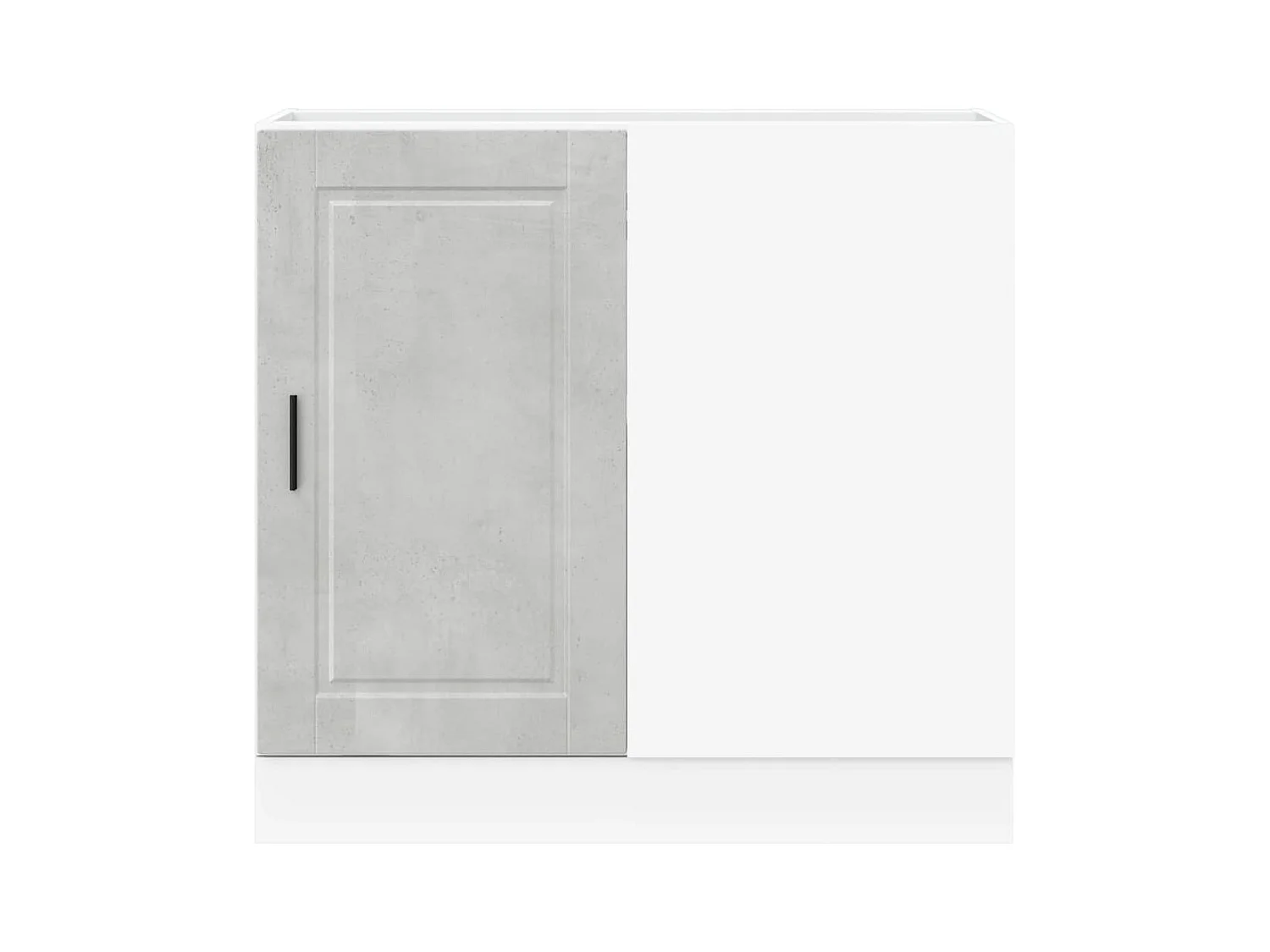 Mobile da cucina in legno ingegnerizzato grigio cemento Porto