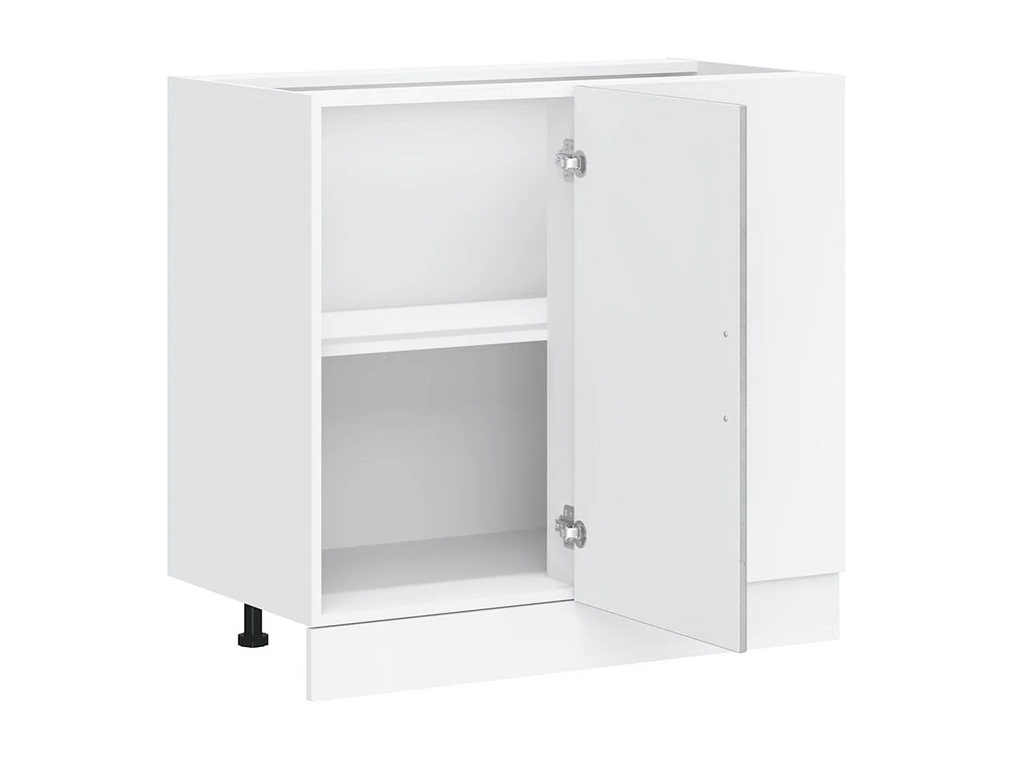 Armoire de cuisine gris béton bois d'ingénierie