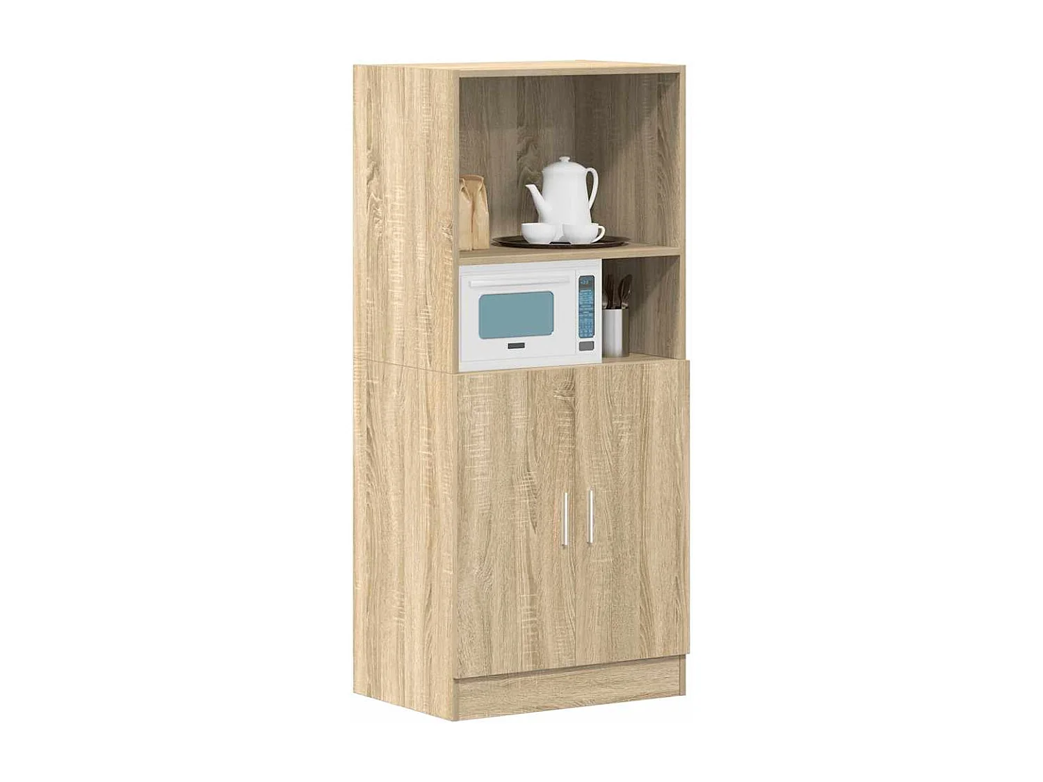 Armoire de cuisine chêne sonoma 57x41,5x131,5cm bois ingénierie