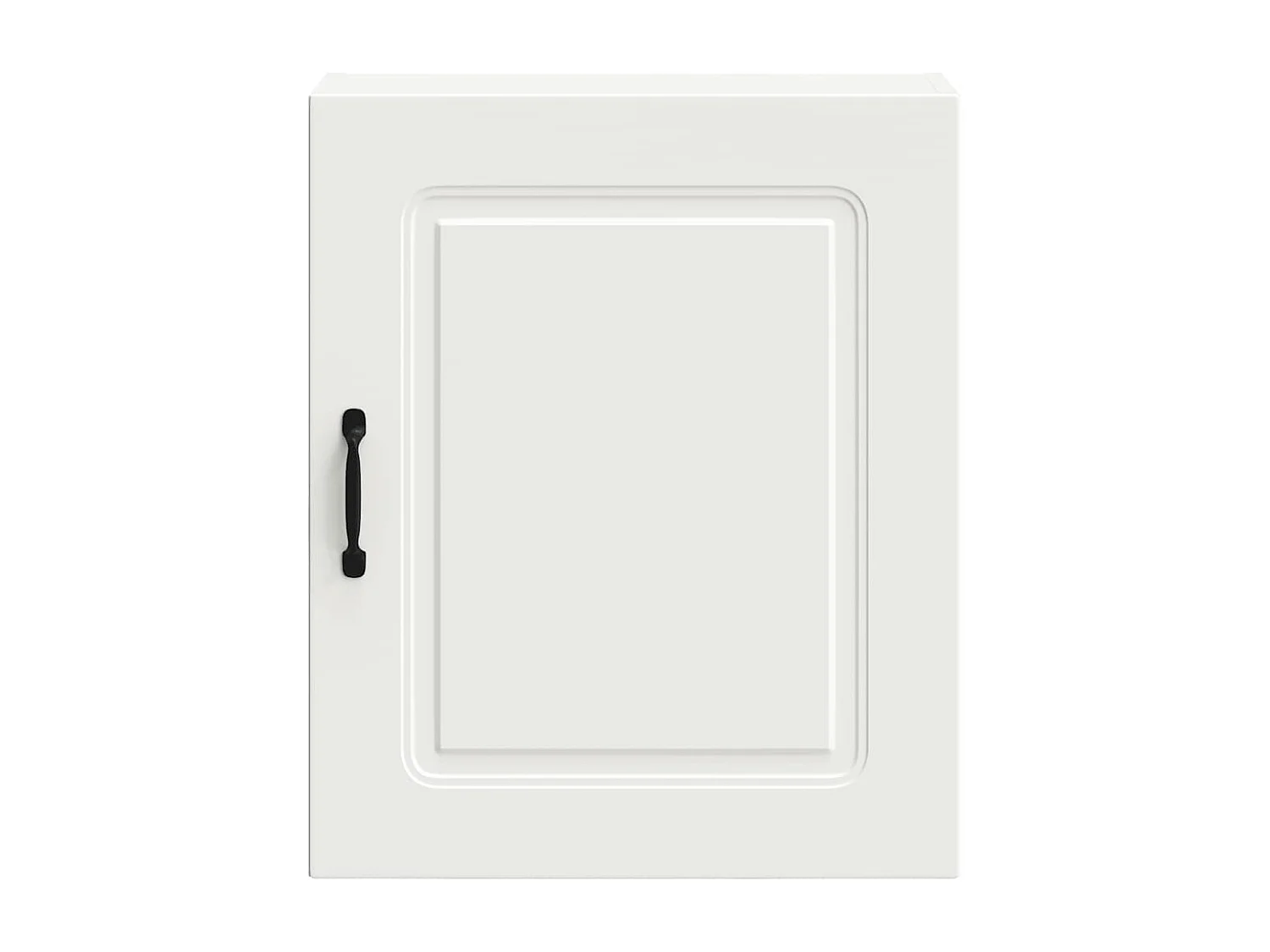 Armario de pared de cocina de madera de ingeniería blanca