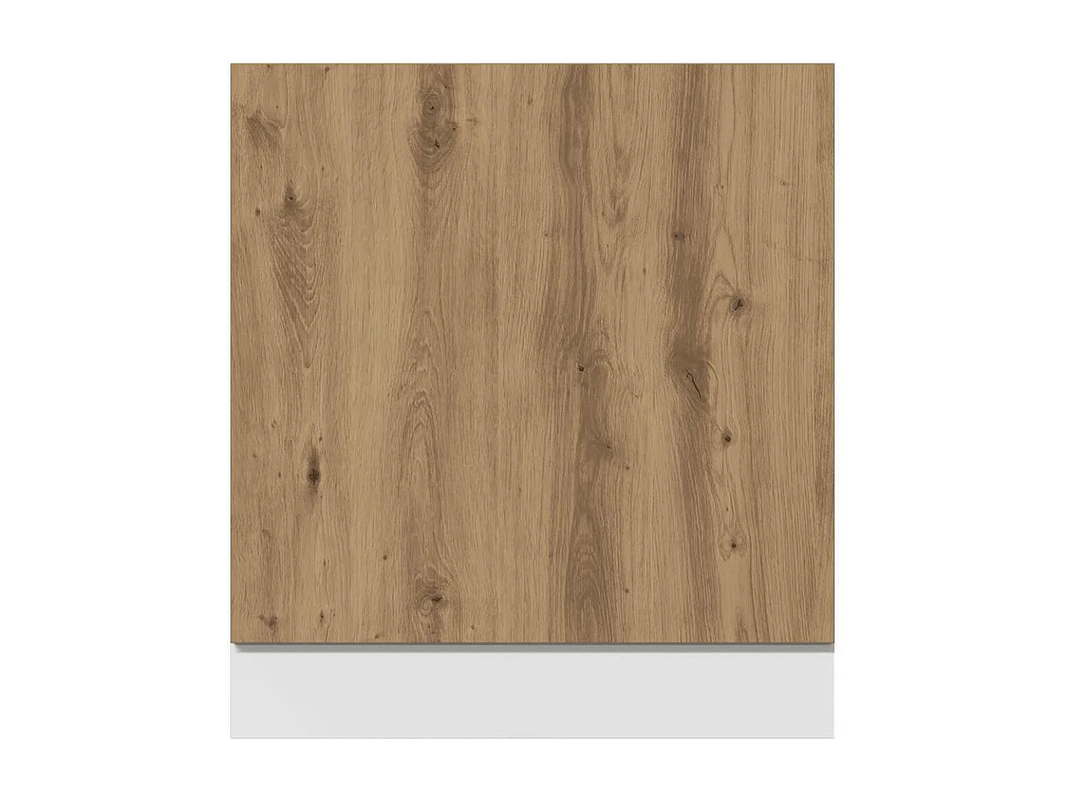 Pannello lavastoviglie in rovere lavorato a mano "Lyon"