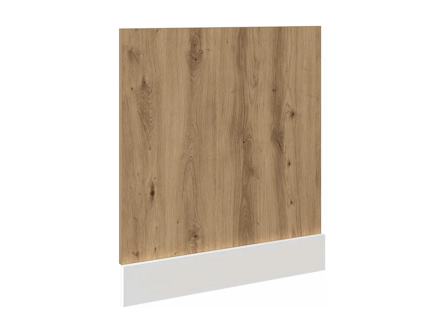 Panneau de lave-vaisselle chêne artisanal