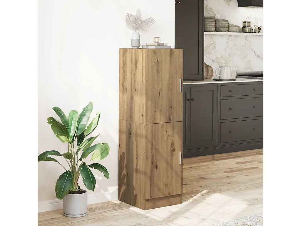 Armoire de cuisine chêne artisanal 38x41,5x131,5 cm