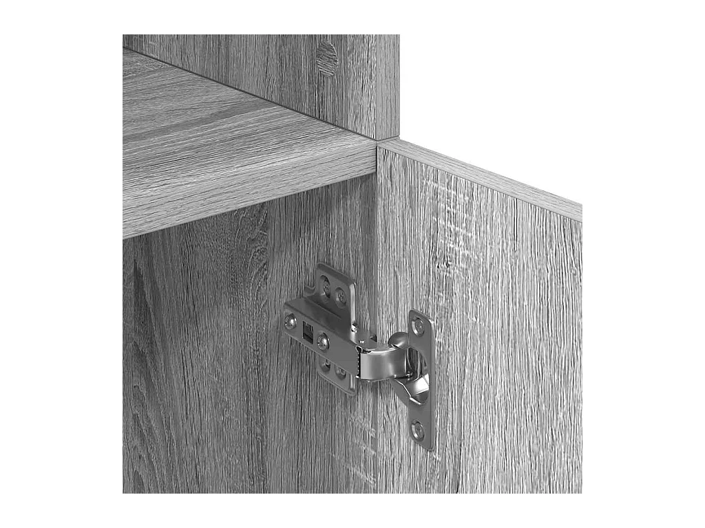 Armoire de cuisine sonoma gris 57x41,5x131,5 cm bois ingénierie