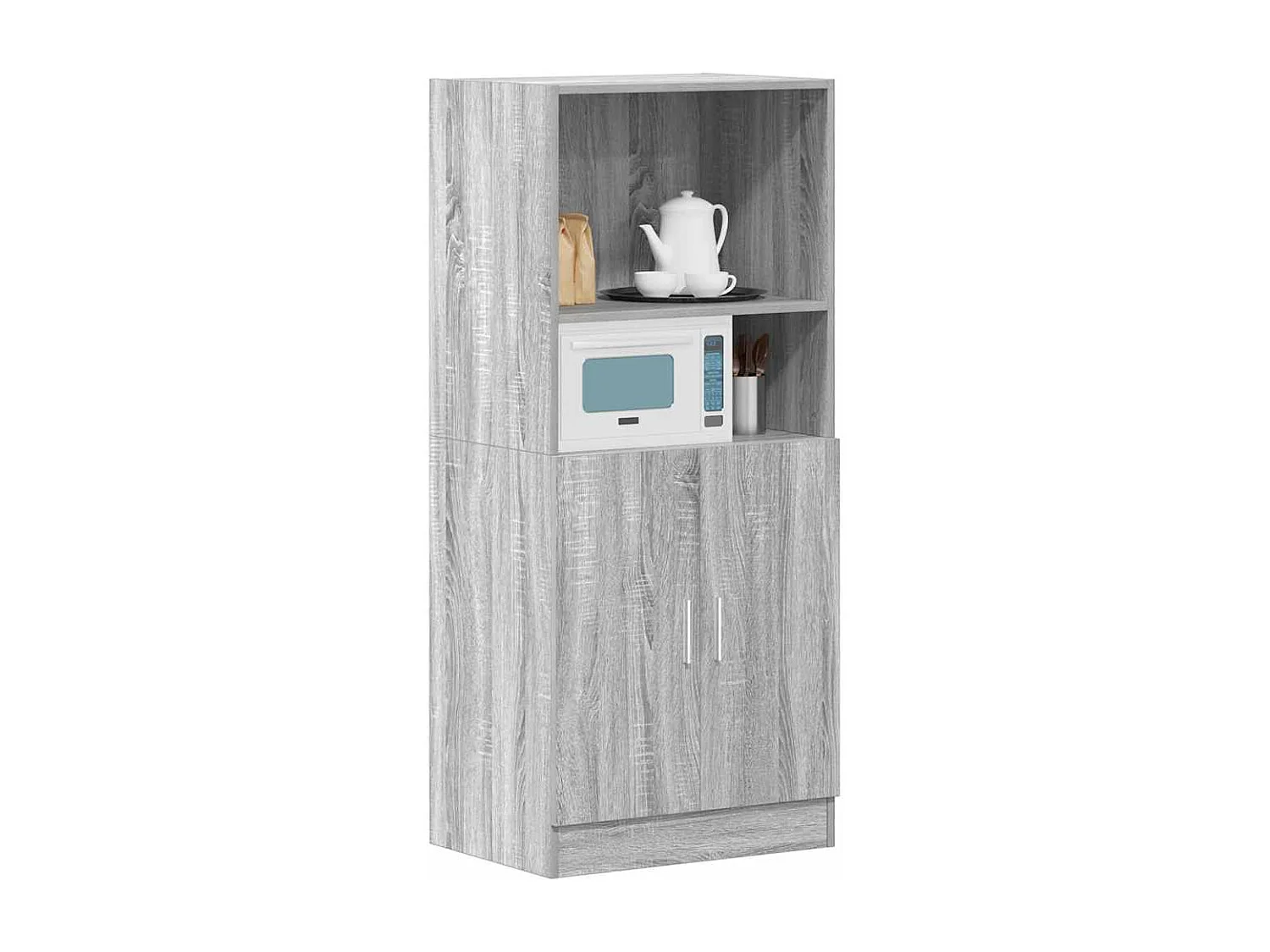 Armoire de cuisine sonoma gris 57x41,5x131,5 cm bois ingénierie