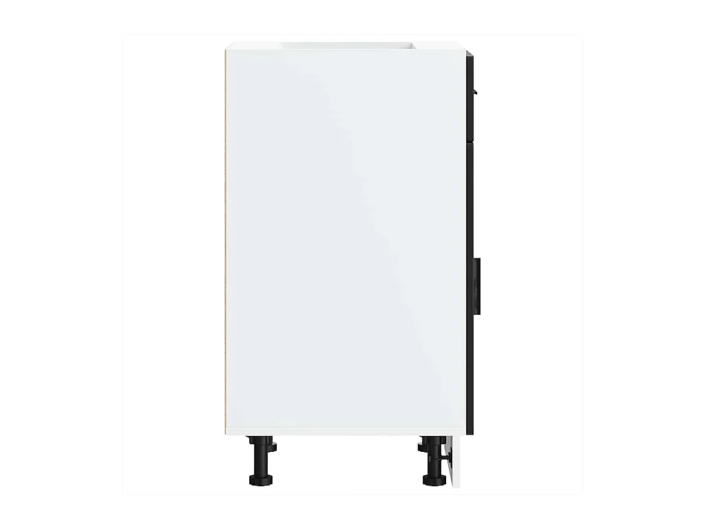 Armoire de cuisine noir bois d'ingénierie