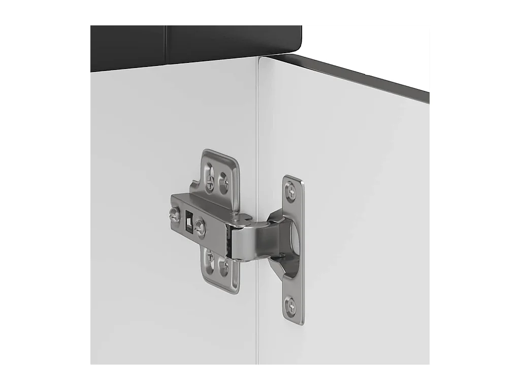 Armoire de cuisine noir bois d'ingénierie