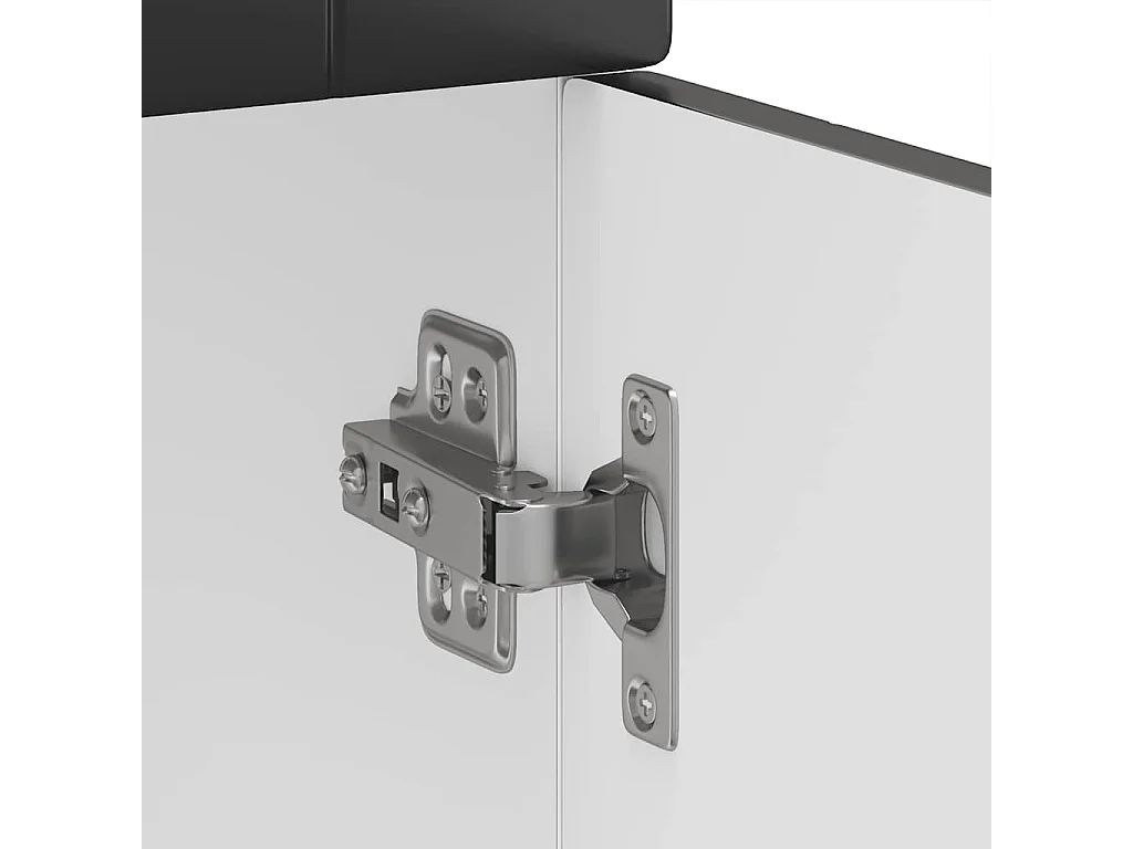 Armoire de cuisine noir bois d'ingénierie