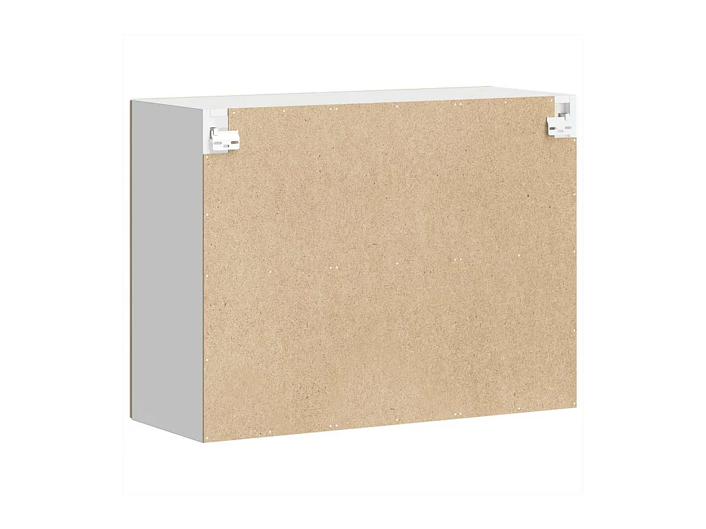 Mobile da cucina a muro con anta in vetro realizzata a mano in rovere Porto