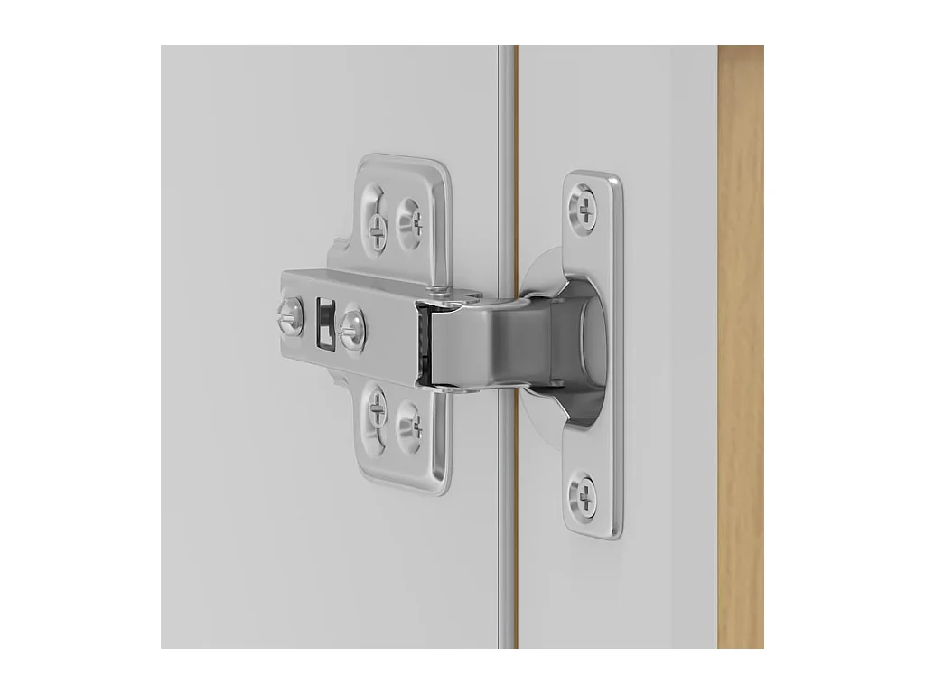 Mobile da cucina a muro con anta in vetro realizzata a mano in rovere Porto