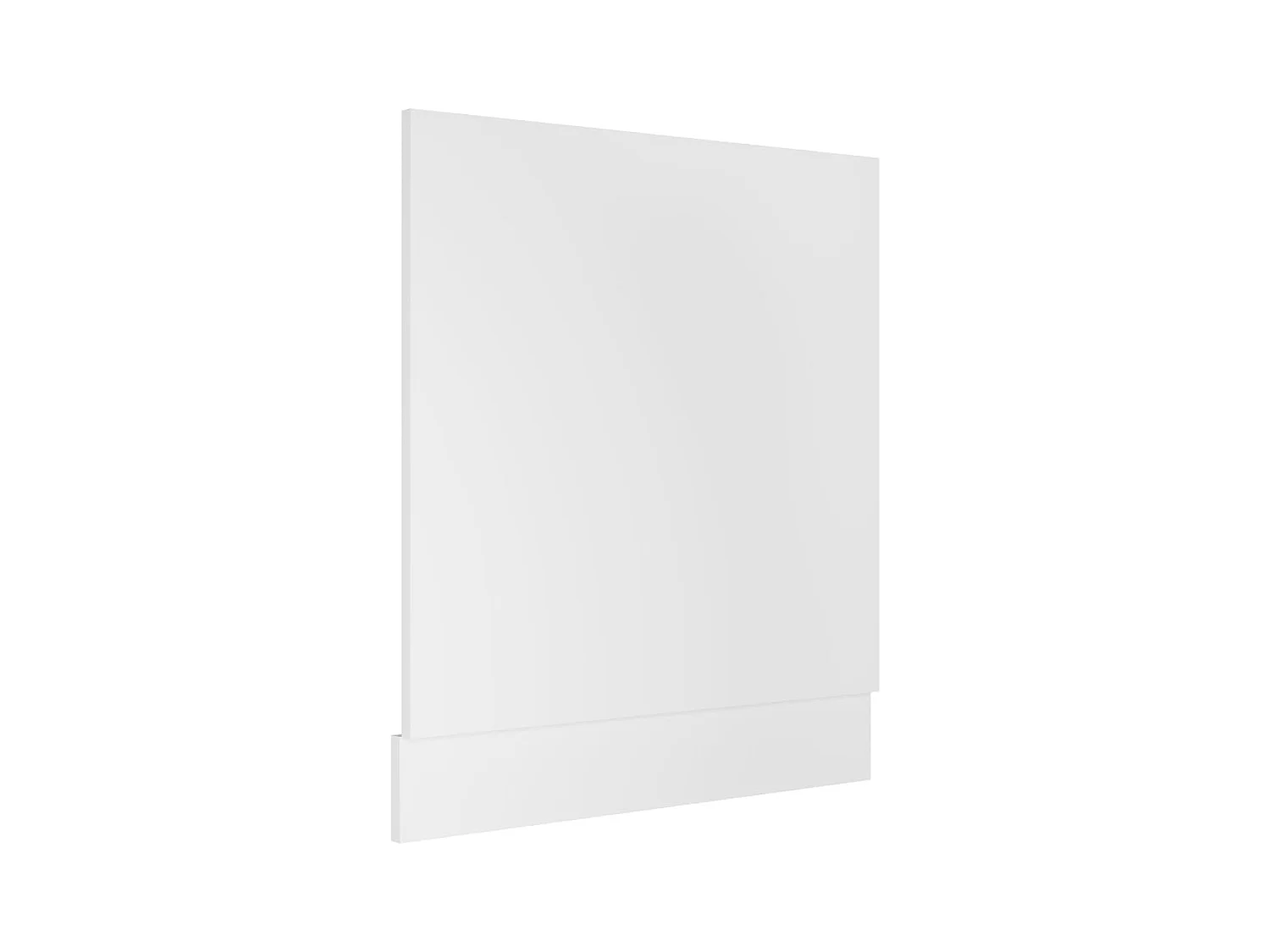 Geschirrspüler-Paneel Weiß 59,5x3x67 cm Spanplatte