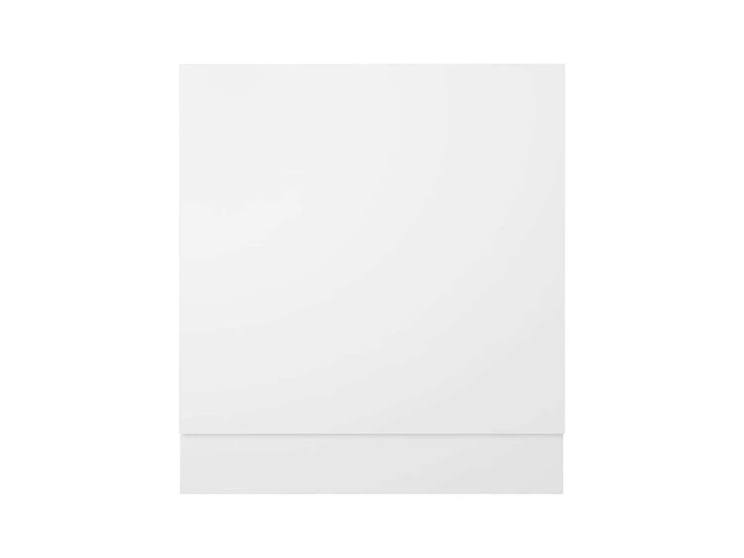 Geschirrspüler-Paneel Weiß 59,5x3x67 cm Spanplatte