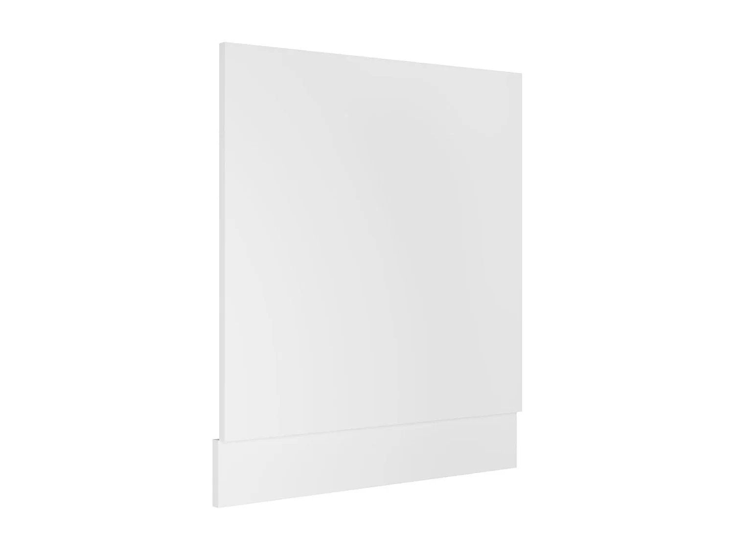 Panneau de lave-vaisselle Blanc 59,5x3x67 cm Aggloméré