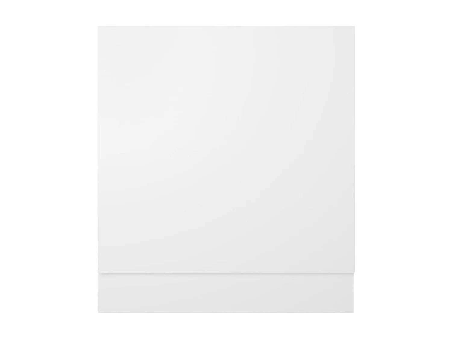 Panneau de lave-vaisselle Blanc 59,5x3x67 cm Aggloméré