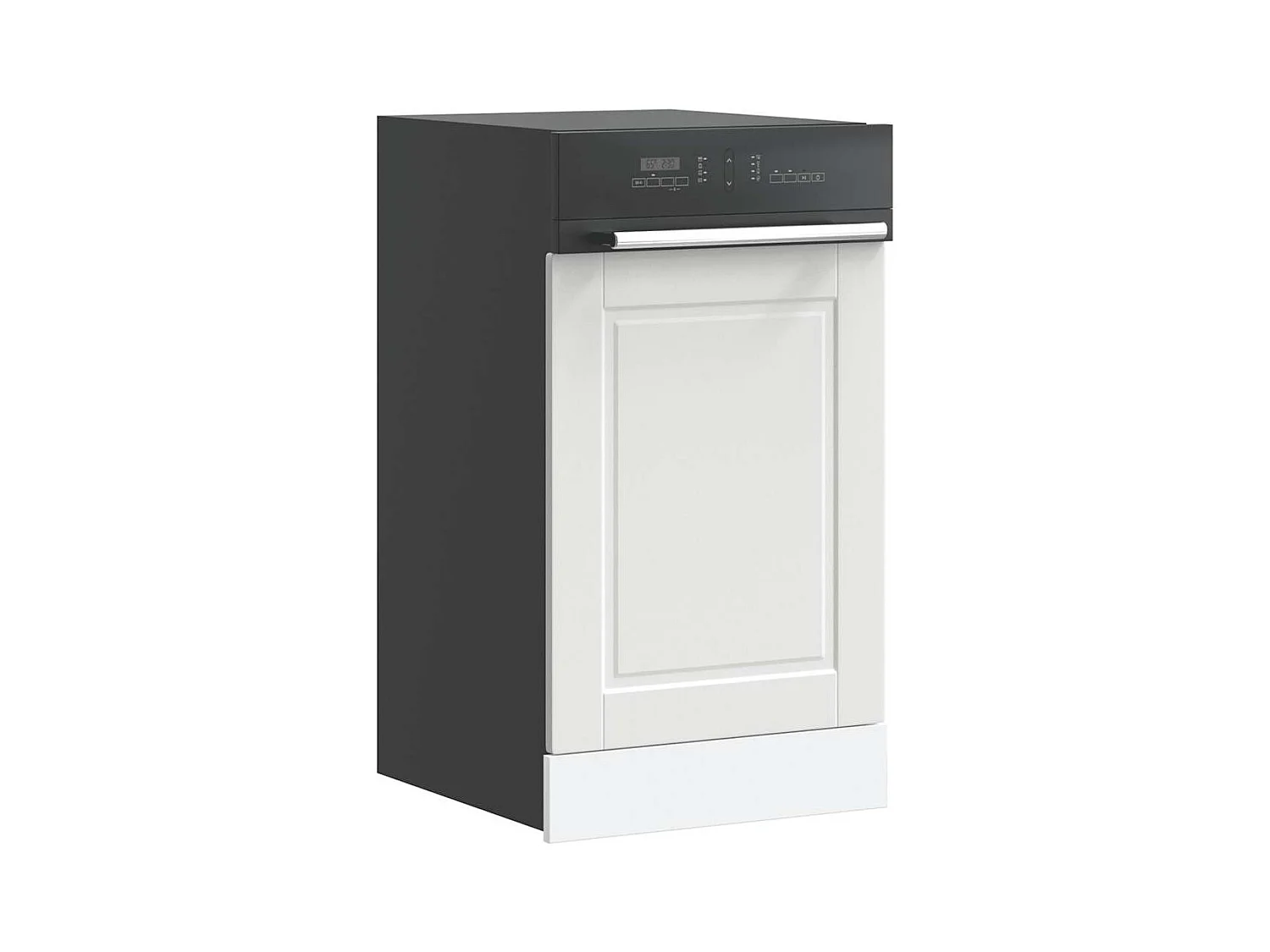 Panneau de lave-vaisselle blanc 45x1,5x67 cm