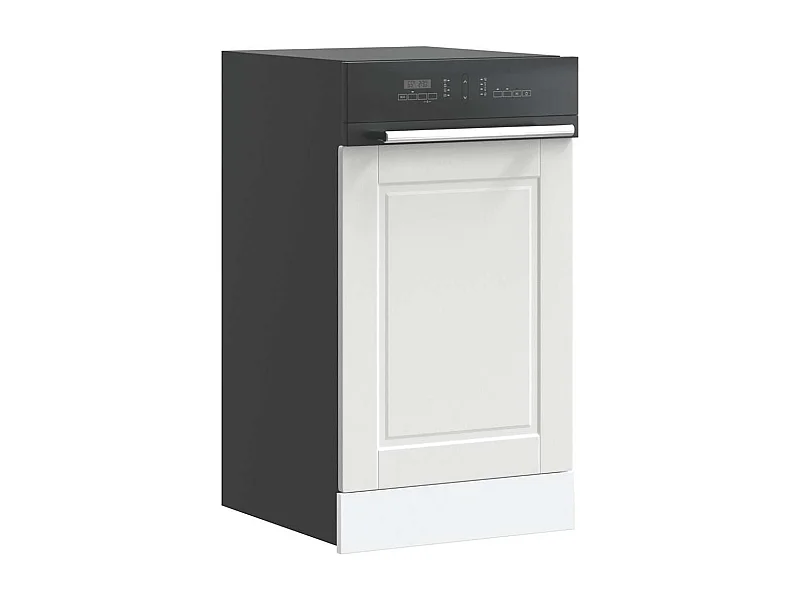 Panneau de lave-vaisselle blanc 45x1,5x67 cm