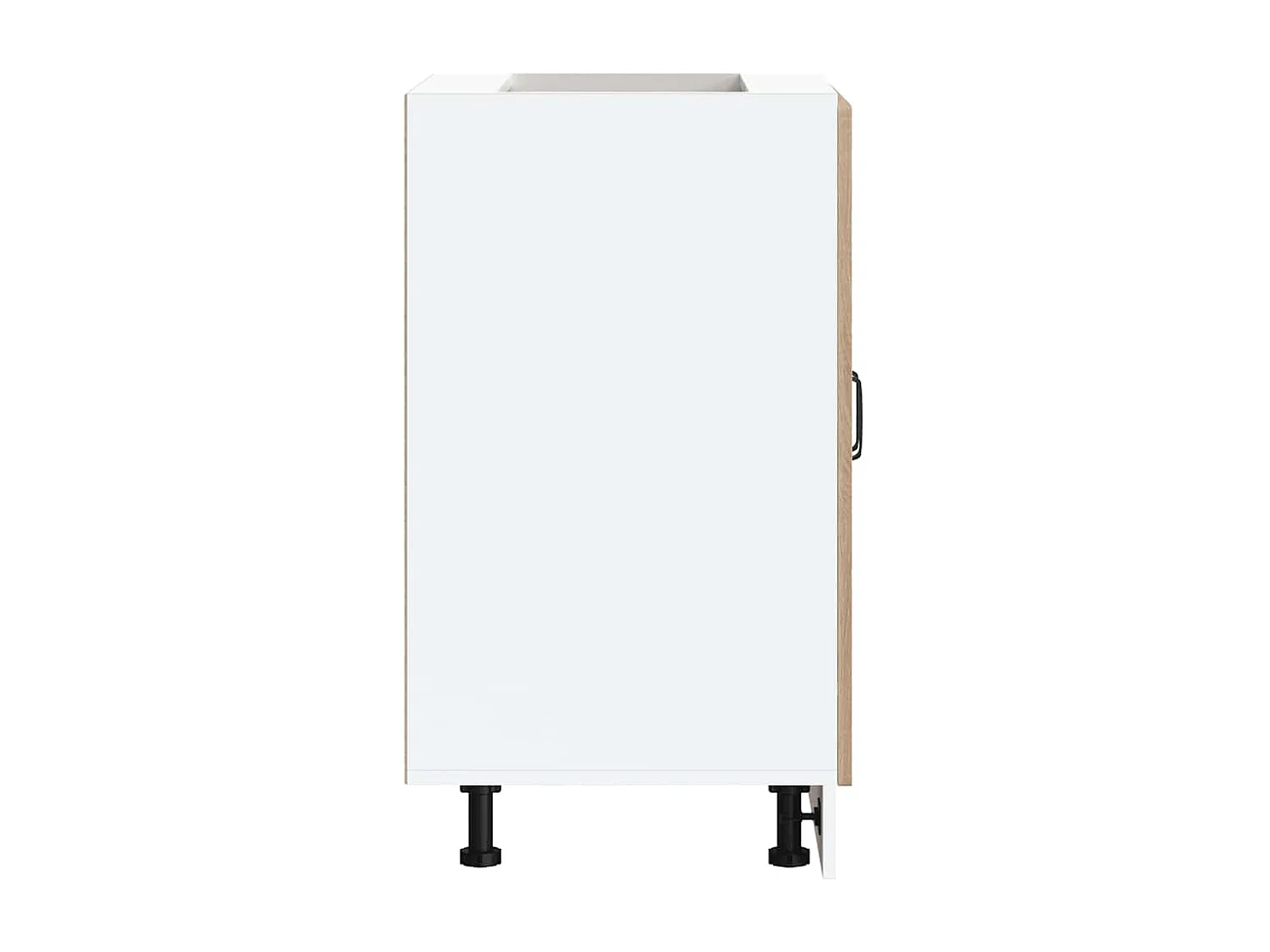 Gabinete base para fregadero de madera de ingeniería de roble Sonoma de