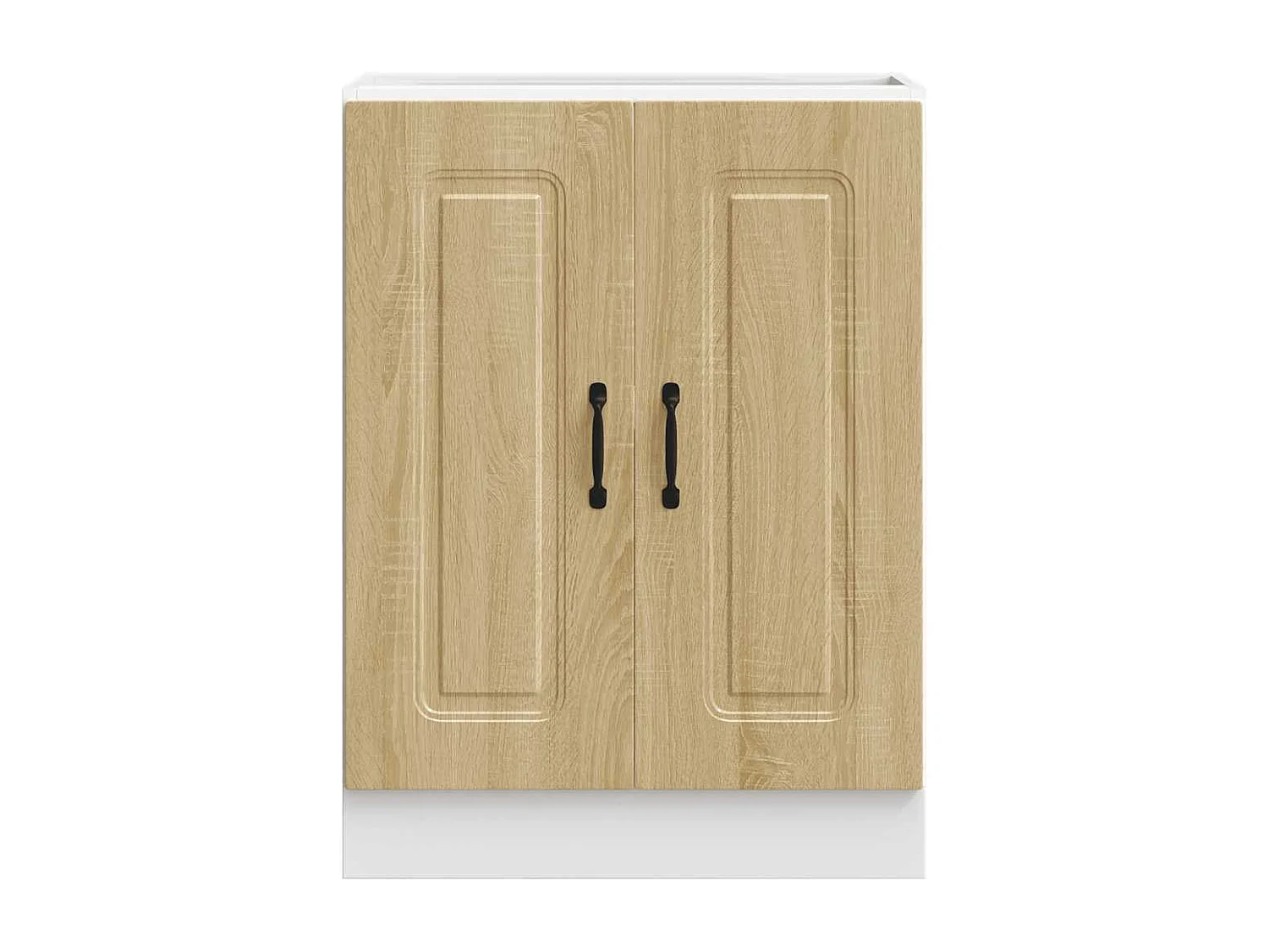 Mobile base per lavello in legno ingegnerizzato Sonoma Oak