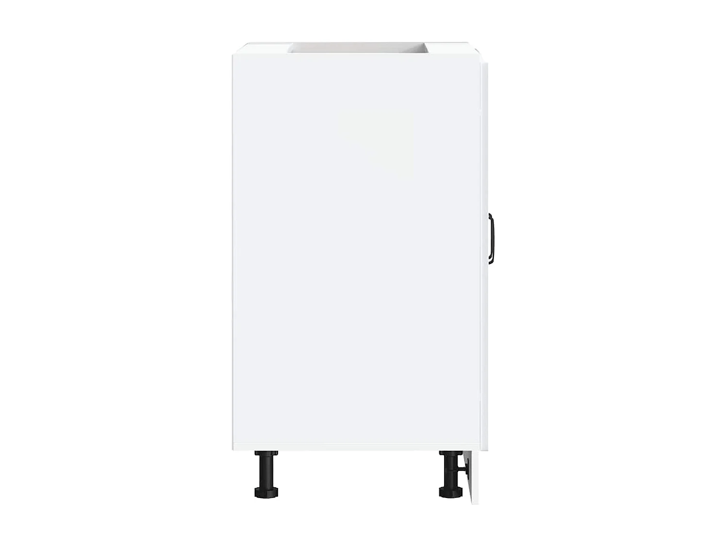 Kalmar witte wastafelkast 60x46x81,5cm bewerkt hout