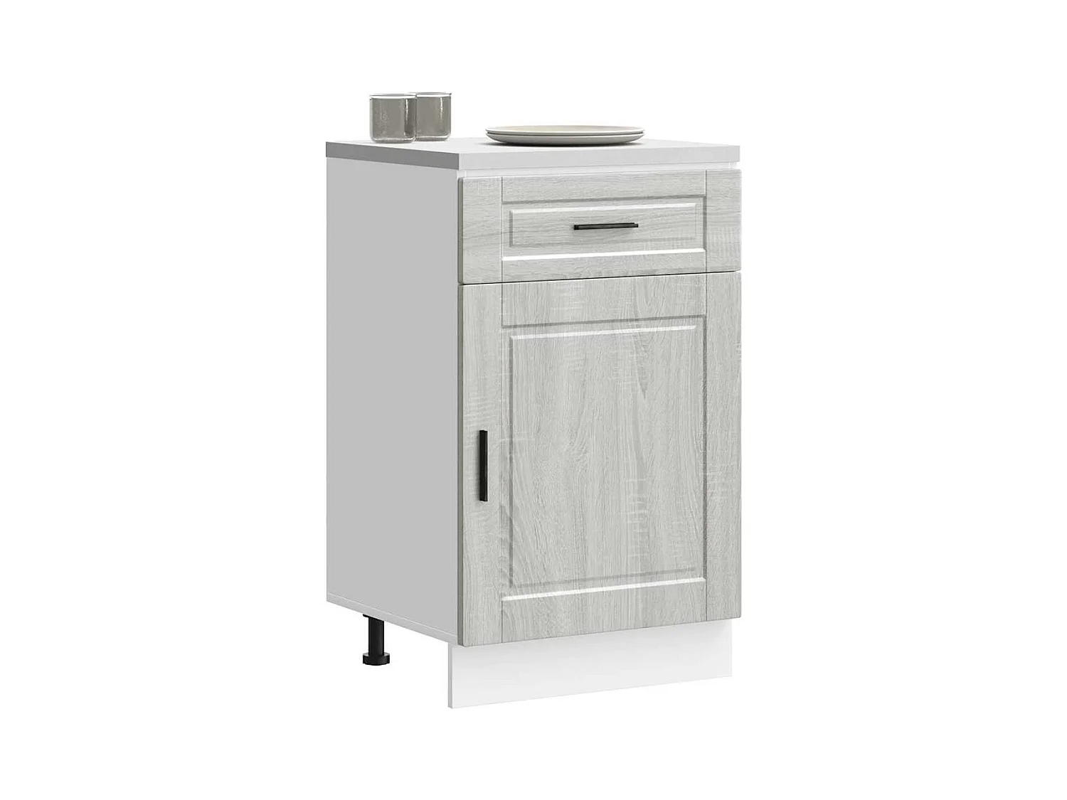 Sonoma Gray Engineered Wood Keukenkast