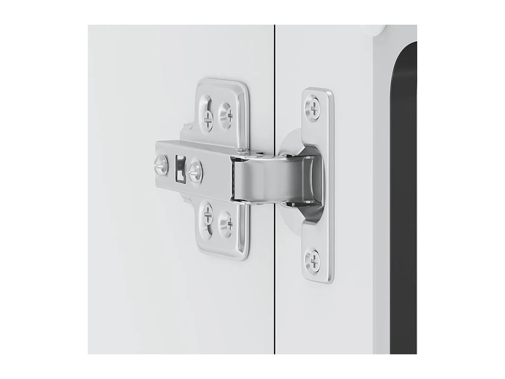 Armoire murale de cuisine avec porte en verre noir