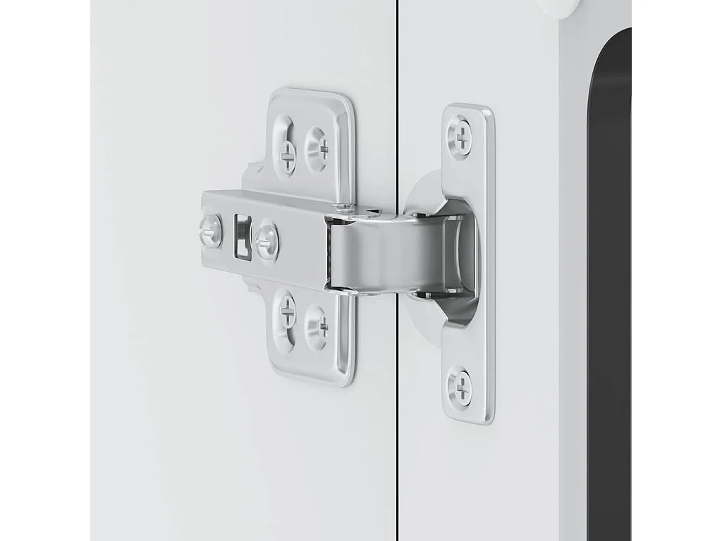 Armoire murale de cuisine avec porte en verre noir