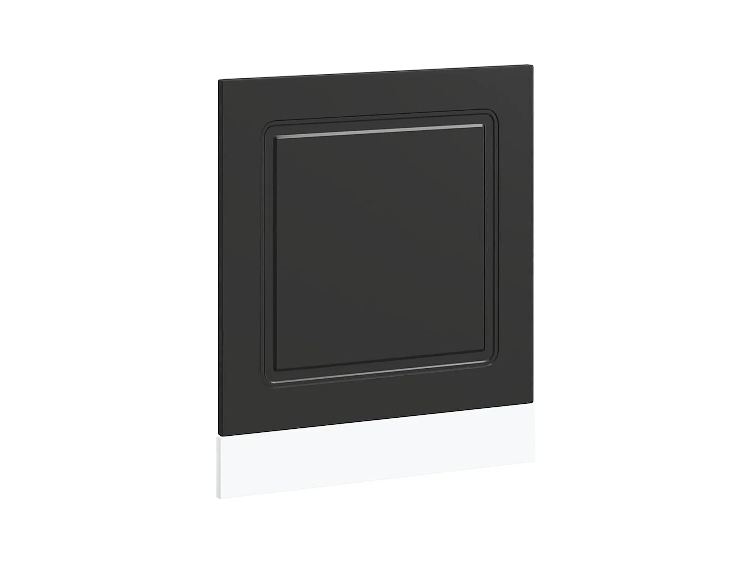 Kalmar Geschirrspülerblende schwarz 60x1,5x67 cm