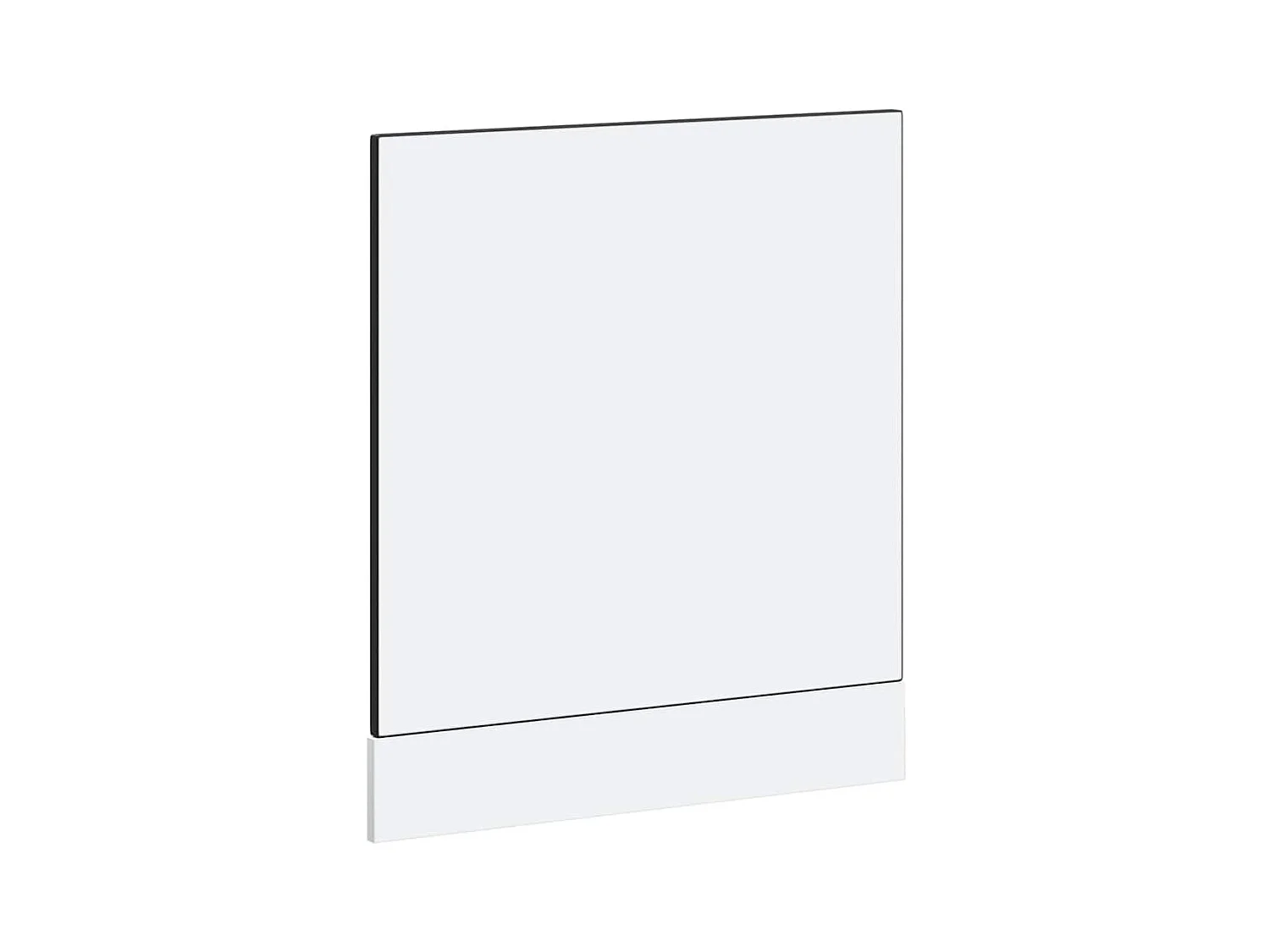 Kalmar Geschirrspülerblende schwarz 60x1,5x67 cm