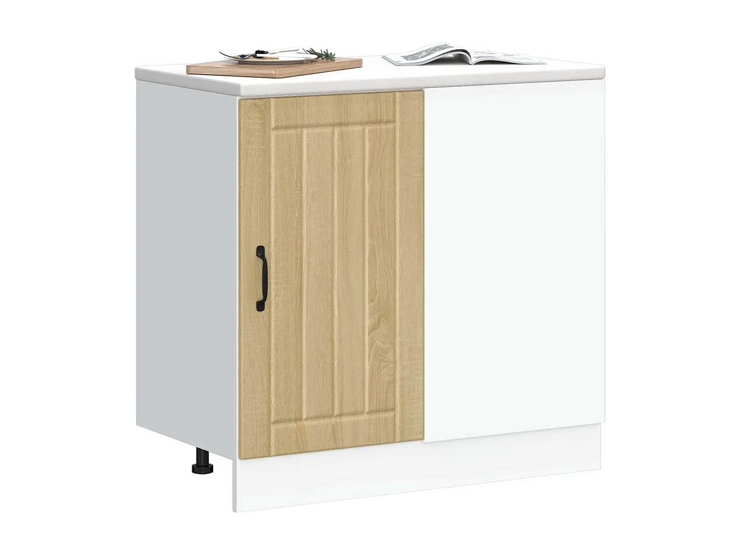 Meuble bas de cuisine chêne sonoma bois d'ingénierie