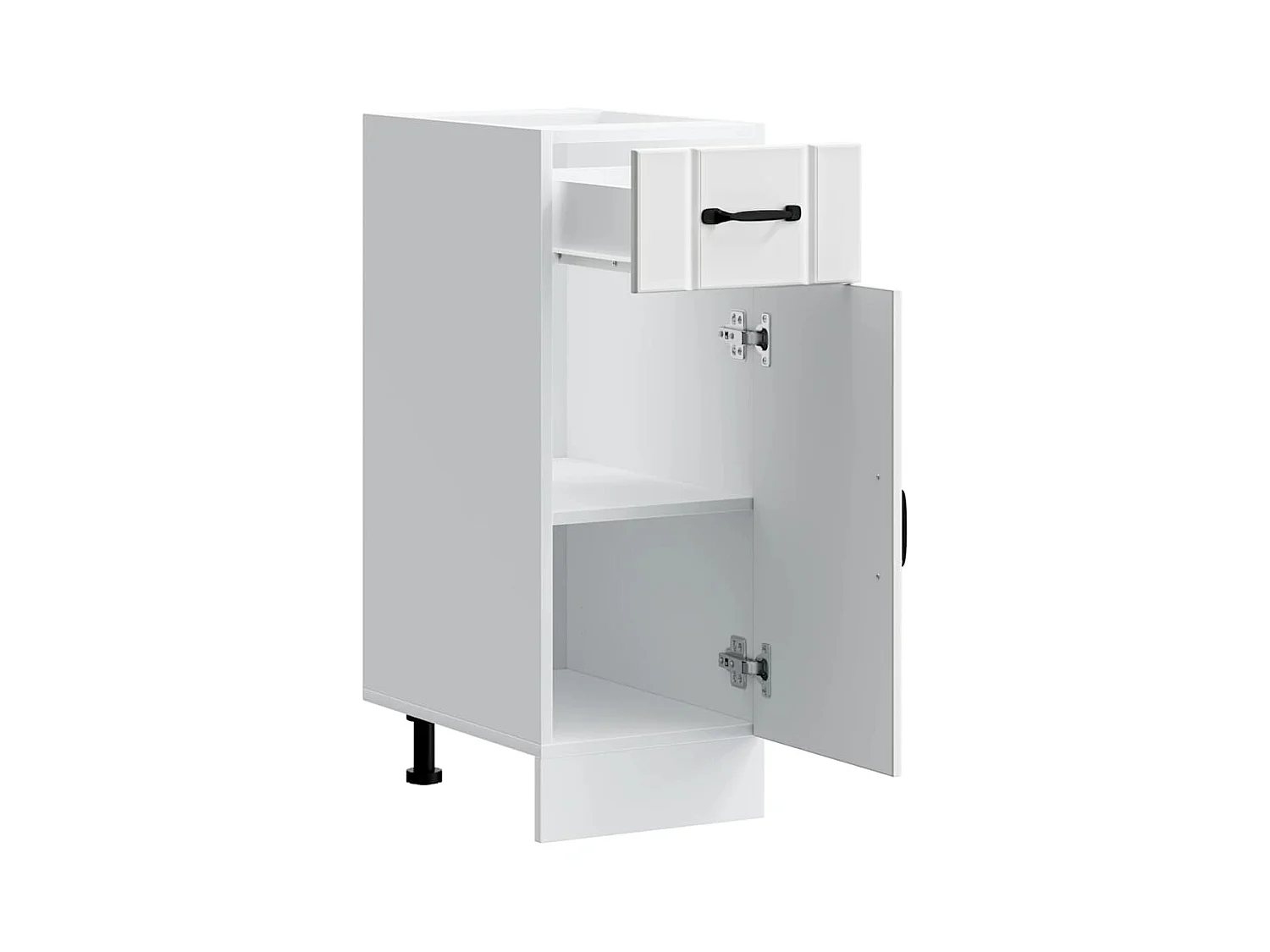 Mobile da cucina in legno ingegnerizzato bianco Lucca