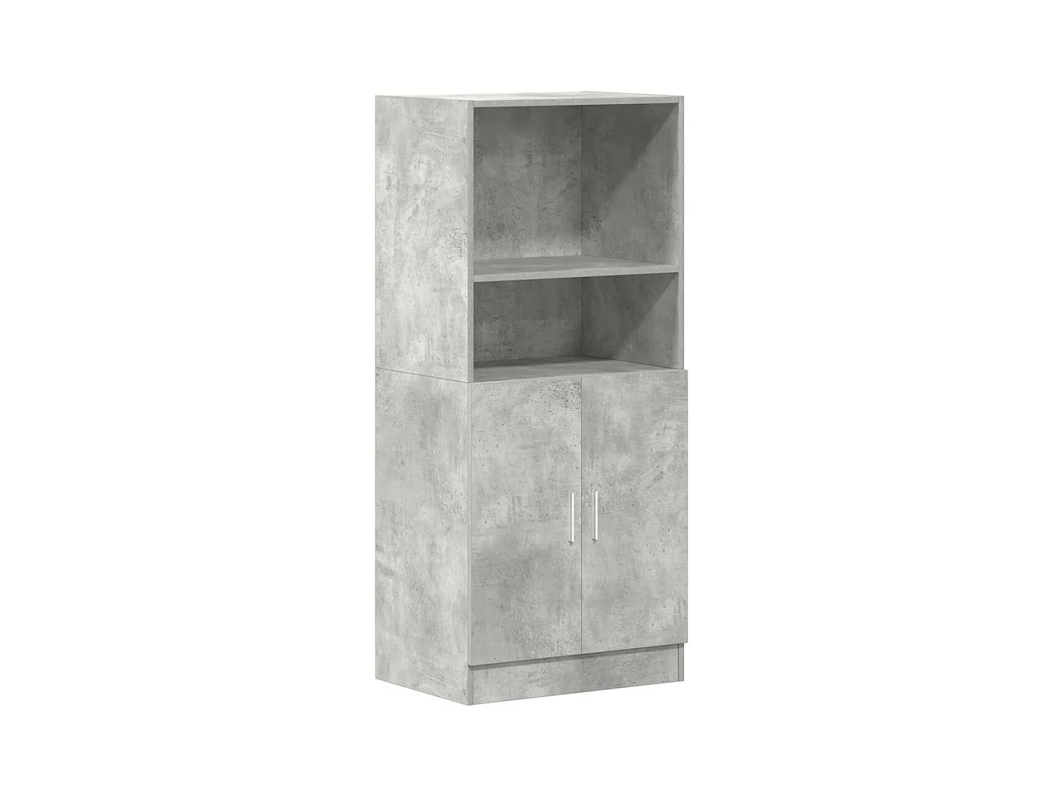 Mobile da cucina grigio cemento 57x41,5x131,5 cm in legno ingegnerizzato
