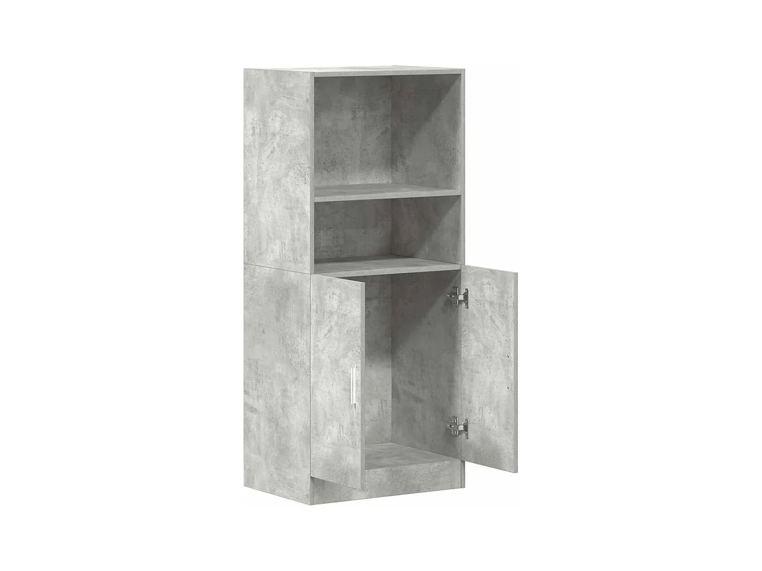 Mobile da cucina grigio cemento 57x41,5x131,5 cm in legno ingegnerizzato