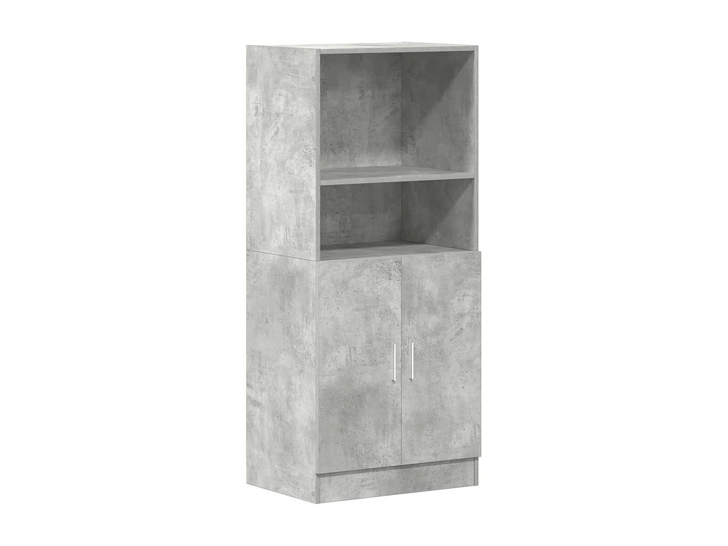 Armoire de cuisine gris béton 57x41,5x131,5 cm bois ingénierie