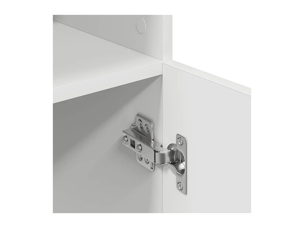 Mobile da cucina bianco 57x41,5x131,5 cm in legno ingegnerizzato